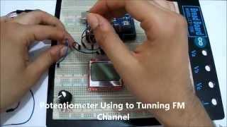 build your FM radio transmission station with arduino