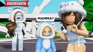 BAMBINO ADOTTATO INCONTRA LA SUA VERA MADRE SU BROOKHAVEN ROBLOX!