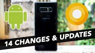 14 NEW FEATURES & CHANGES - 8.0 Oreo Update - Samsung Galaxy Note 8