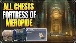 ALL Chests in Fortress of Meropide | Credit Coupons |【Genshin Impact】