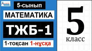 Математика 5-сынып 1-ТЖБ 1-тоқсан 1-нұсқа | Альсейтов Амангельды Гумарович