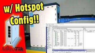 HOW TO CONFIGURE MikroTik hAP lite | Complete, Step-by-Step | with Bandwidth Management & Hotspot