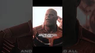 THE HARDEST CHOICES REQUIRE THE STRONGEST WILL~ BLOODY MARRY~ ️#edit#thanos