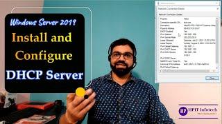 Install and Configure DHCP server | Windows Server 2019 DHCP Server Setup | Hindi Tutorial