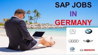 SAP Jobs in Germany  || SAP job Market in Germany ||English speaking SAP jobs PART - 1