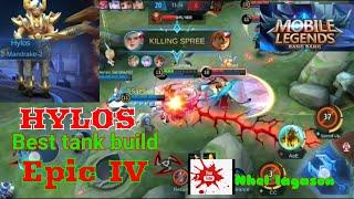 HYLOS Best Build Tank Gameplay|MLBB|Nhel Lagason