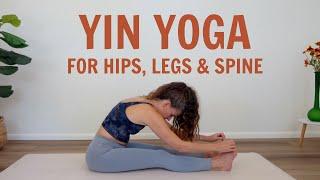 Yin Yoga For Legs, Hips & Spine | 35 Minute Fascia Release