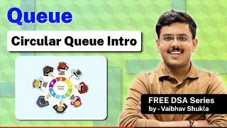 Circular Queue in Data Structure Explained | Circular Queue Introduction | Free DSA Prep Series