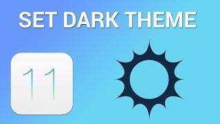 How to set Dark Theme on iPhone with iOS 11