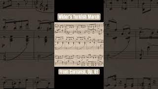 Widor’s catchy Turkish march for piano