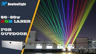 60~80w Mind-Blowing Laser and Fire Show on Stage!