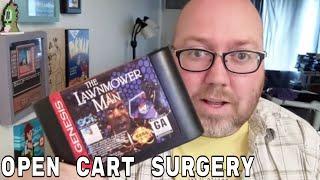 Open Cart Surgery - Lawnmower Man for Sega Genesis