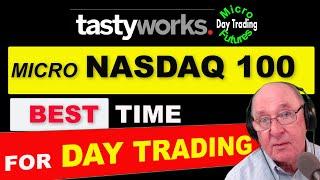 Day Trading NASDAQ Micro E-Minis:  Best Times to Trade