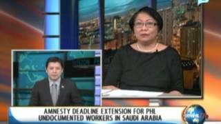 NewsLife Interview: DOLE Sec. Rosalinda Baldoz - on 'Amnesty deadline extension for PHL...