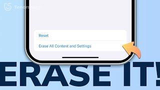 Erase All Content and Settings Not Working? How to Factory Reset your iPhone? - 2024