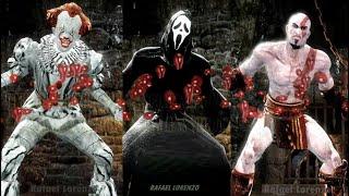 Mortal Kombat 9 ALL Skins mod guest characters DLC in Intro & Victory Poses MK9 MKKE HD 1080p 60 fps