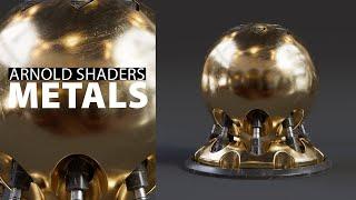 How to Create Realistic Metal Shaders in Arnold for Cinema 4d