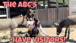 The ABC’s receive visitors!