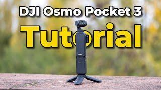 DJI Osmo Pocket 3 für Anfänger - einfach erklärt mit Beispielen