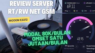 REVIEW SERVER OPENWRT BUAT RT/RW NET PAKE MODEM STICK E3372