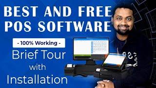 FREE POINT OF SALE SOFTWARE, BEST BILLING SYSTEM  - BRIEF TOUR WITH INSTALATION #FreePOS #Billing