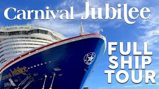 CARNIVAL JUBILEE FULL WALKTHROUGH TOUR OF THE NEWEST EXCEL CLASS CRUISE SHIP | CARNIVAL CRUISE LINE