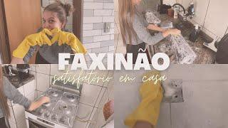 FAXINA PESADA EM CASA | Rotina de uma recém-casada aos 20.