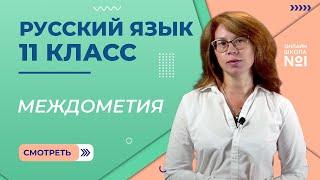 Междометия. Видеоурок 17. Русский язык 11 класс