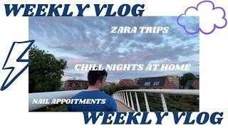 A BORING WEEKLY VLOG, COOKING, ZARA TRIPS, NAIL APPOINTMENT | YASMIN BUACHIE