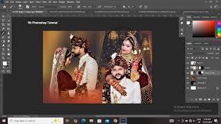 How To Create 12x18 Wedding Album Design in Photoshop #WeddingAlbumDesign