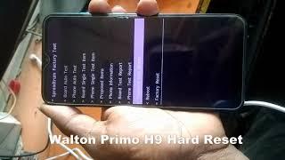 Walton primo H9 Hard Reset Pin Pattern Password Remove