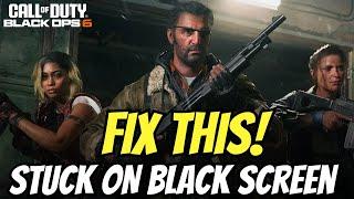 How To Fix Black Ops 6 Stuck on Black Screen