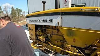 Minneapolis Moline M670 super closed center hydraulic filter and air filter "change"