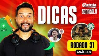 CARTOLA FC 2024 | DICAS #31 RODADA | ANÁLISES E ESCALAÇÃO