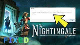 How to fix Nightingale Error DirectX 12 Is Not Supported On Your System
