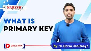 Primary Key in Oracle: Key Concepts and Practical Examples | NareshIT #oracle