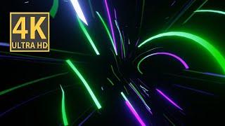 Smooth Green Purple Led Lights Visual Wallpaper VJ LOOP NEON Party Abstract Background Video 4k