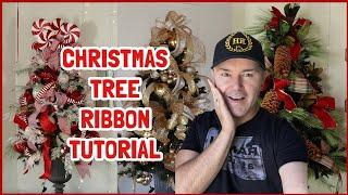 5 Ways To Add RIBBON To a CHRISTMAS TREE / The Best Ribboning Tutorial / Ramon At Home