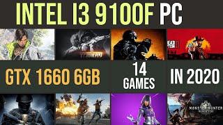 Intel i3 9100f | GTX 1660 | 2x4GB 2400 MHz RAM test in 14 games