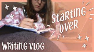 Ditching My Outline to Start a New Novel - Writing Vlog