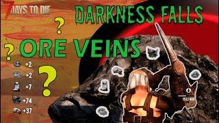 ORE VEINS Mining Guide in Darkness Falls V4 Alpha 20 - Iron, Nitrate, Coal, Lead, Titanium