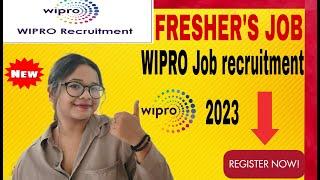 Wipro Off Campus Drive 2023 Registration | Hiring for Freshers | Apply Now | Wipro Recruitment 2023