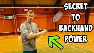 Badminton SECRET to BACKHAND POWER