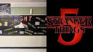 Stranger Things 5 - NEW Set Photos From Hawkins Middle School