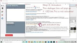 1001bit Pro installation and activation