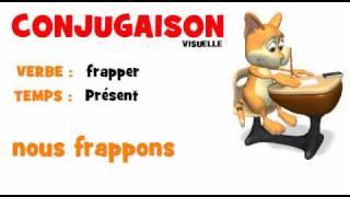 CONJUGAISON = frapper = Présent