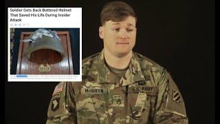 Enhanced Combat Helmet ballistic test