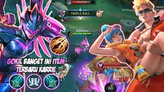 INILAH ITEM TERBARU UNTUK KARRIE ! FIX SUDAH INI KARRIE JADI OP BANGET ! TOP GLOBAL KARRIE ! MLBB