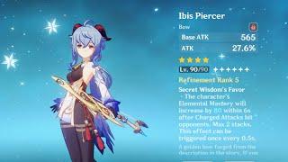 Testing Ibis Piercer at Level 90 Refinement 5 with Melt Ganyu