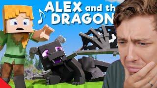 Reacting To ALEX and The DRAGON (Minecraft Music Video)